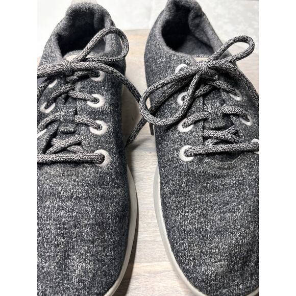 Allbirds Wool Runners Womens 10 Gray Merino Wool Sneakers Shoes Lace Up - Picture 5 of 8